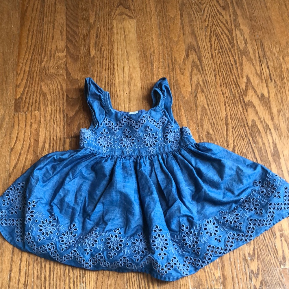 Gap denim dress with bloomers